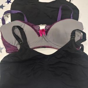 Nursing maternity bras